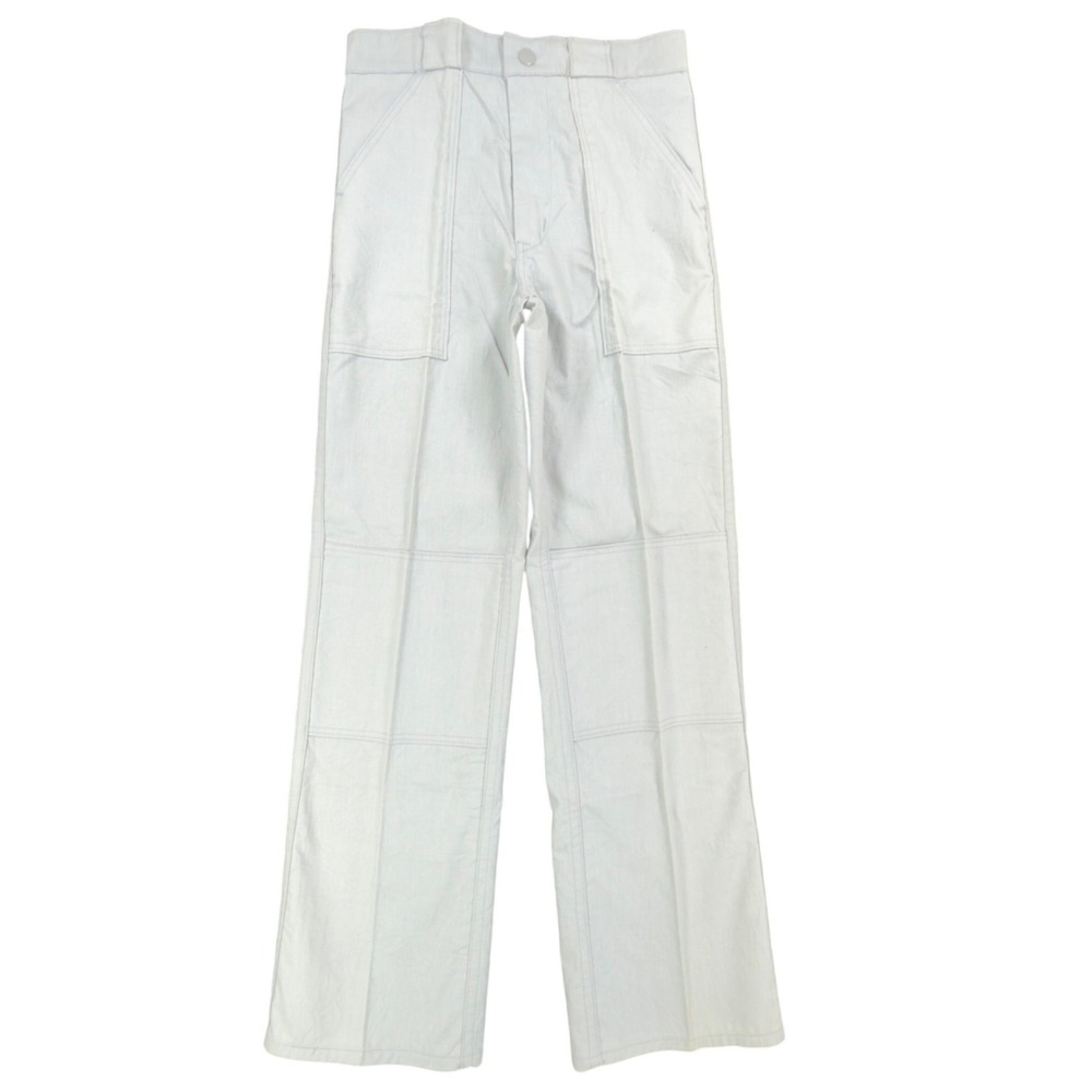 Dakota Vintage 70s Work Pants Boys 12 Gray Cotton Deadstock NWT USA Union Made